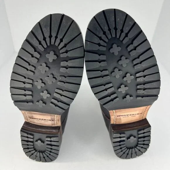 Wolverine Womens W40078 Rosie Kiltie Brown LaceUp Leather Size 5.5 Western Boots - Picture 8 of 9